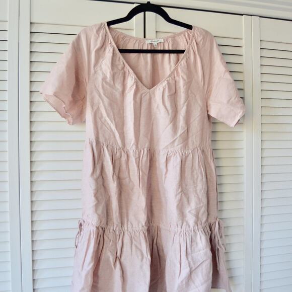 Madewell Linen Blend Lorelei Mini Dress Size Small | Size Small - Picture 5 of 9
